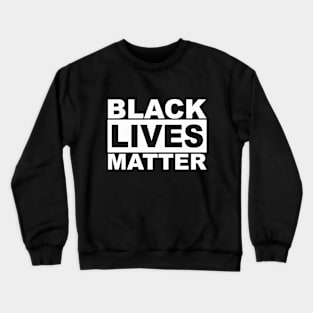 Black Lives Matter Logo (White) Crewneck Sweatshirt